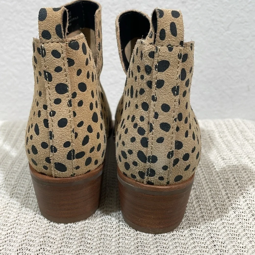Dolce vita leather 6.5 Kadie cheetah shoe booties Leopard Cheetah Animal print